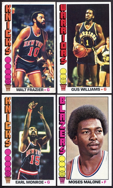 1971-1981 Topps Basketball Lot of 58 Loaded With Stars