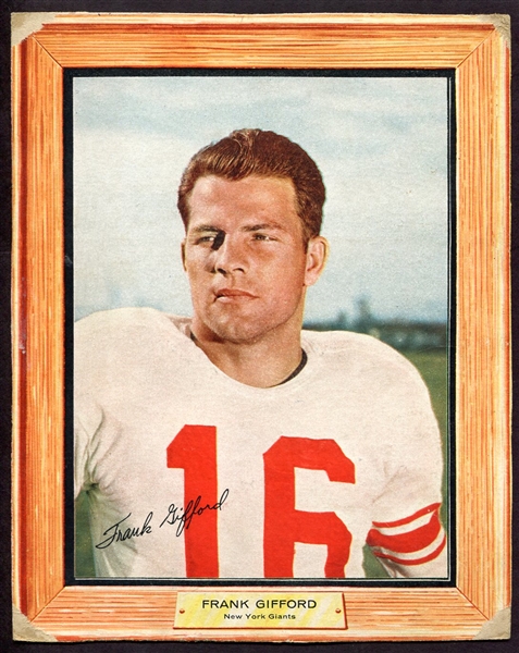 1960 Post Cereal Frank Gifford 