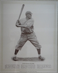 1933 Blums Baseball Premium Honus Wagner Pristine Matted Piece!