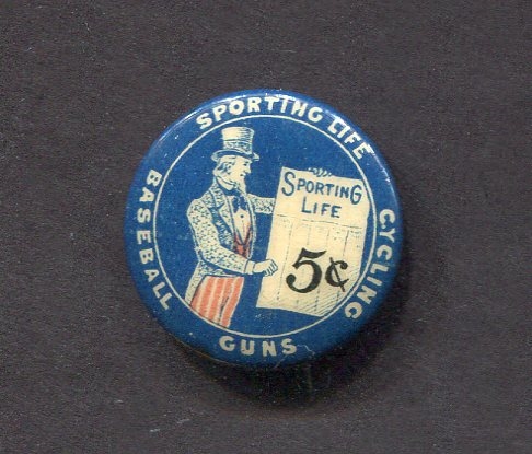 1896 Sporting Life Pinback Button