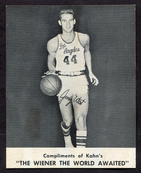 1961-62 Kahns Jerry West