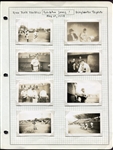 1930s-40s Scrapbook Photograph Collection Gehrig DiMaggio Wagner & Much More