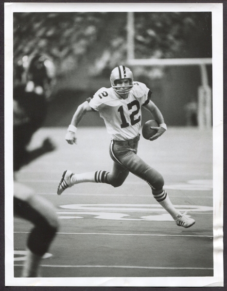 1978 Roger Staubach Type Photo Used in Sunday TV Focus
