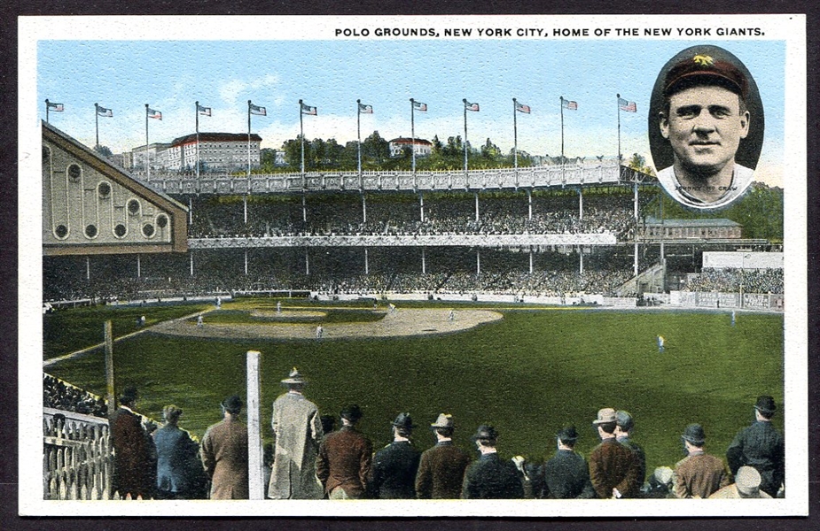 Polo Grounds / John McGraw Finkelstein Postcard