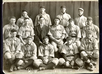 University of Kansas 1908 & 1910 Baseball Team and Lettermen Photographs