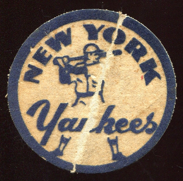 Vintage New York Yankees Iron-on Patch