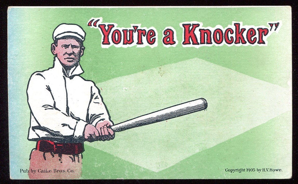 PC789-D201 "Youre a Knocker" Postcard John McGraw?