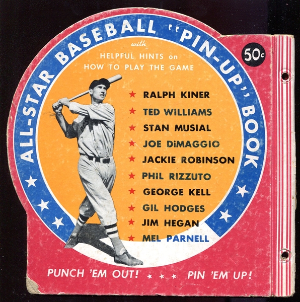 1950 All-Star Pinups Booklet Front & Back Covers