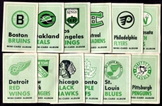 1969 O-Pee-Chee Hockey Mini-Card Album Complete Set of 12