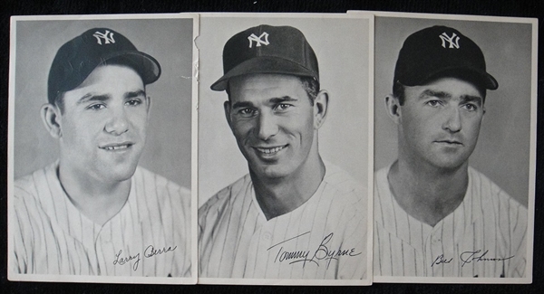 1949 New York Yankees Photo Pack 9 Different