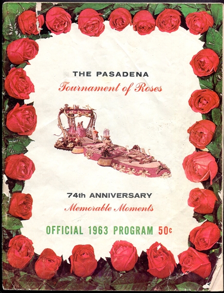 1963 Tournament of Roses Program