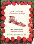 1963 Tournament of Roses Program