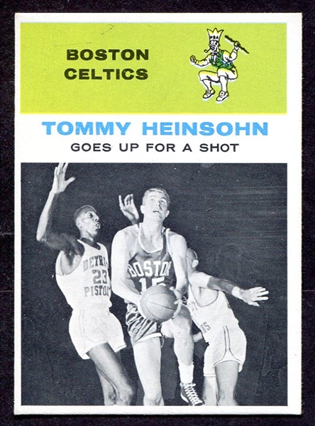 1961 Fleer #54 Tommy Heinsohn IA Boston Celtics