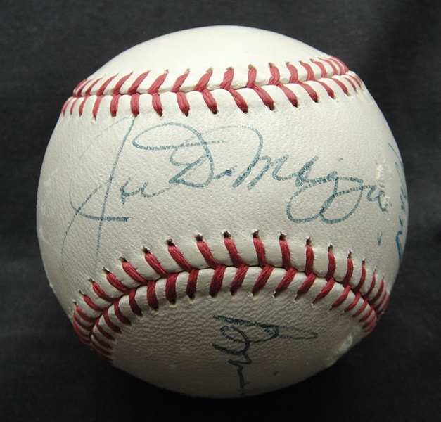 Joe DiMaggio Autographed Baseball JSA