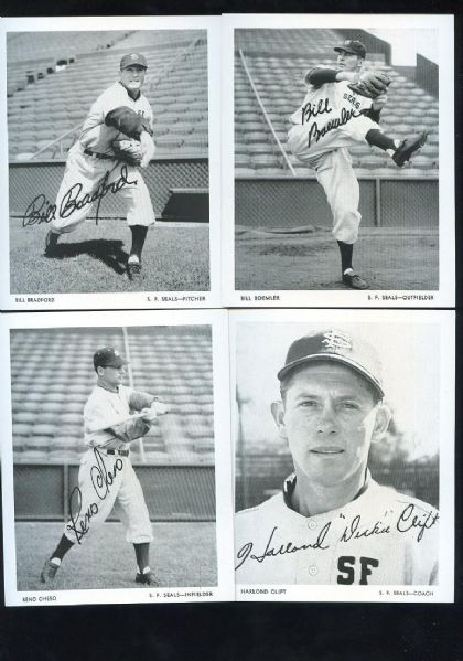 1953 San Francisco Seals Team Set of 24 Nrmt/Mt