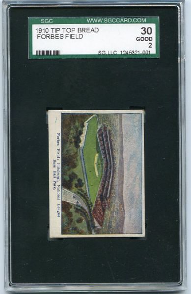 1910 D322 Tip Top Bread Forbes Field SGC 30
