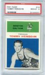 1961 Fleer Basketball #19 Tommy Heinsohn PSA 8