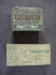 Lot of Four 19th Century Tobacco Tins, Mayo Cut Plug, Richmond Straight Cut and Richmond Mixture