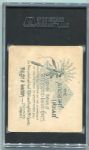 N36 1888 Allen & Ginter Large Indian Series The American Indian  Black Eye SGC 20