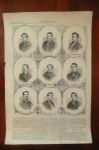 Harper's Weekly Woodcuts- (3) 1865, 1874, 1885  