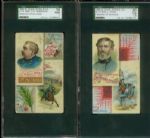 1888 N114 W. Duke, Sons & Co., Histories of Generals (4) SGC graded