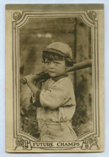 1920s-1930s Childrens Notebook w /child baseball player on front