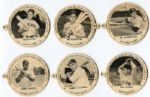 1954 Dixie Lid Complete set of 18