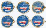 1954 Dixie Lid Complete set of 18