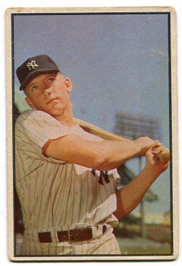 1953 Bowman Color #59 Mickey Mantle