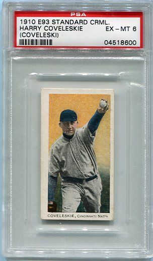 E93 Harry Coveleskie PSA 6