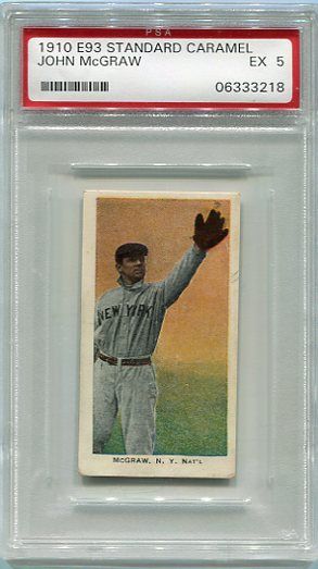 E93 John McGraw PSA 5
