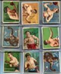 57 card Boxing Lot 1890-1951 from Eight different issues