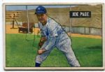 1951 Bowman #217 Joe Page Autographed