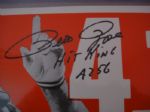 1985 Pete Rose Record Breaker 4,192 poster Autographed PSA/DNA