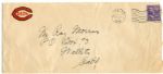 George High Pockets Kelly Twice Signed Letter on Cincinnati Reds Letterhead