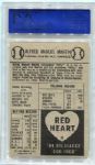 1954 Red Heart Billy Martin PSA 7