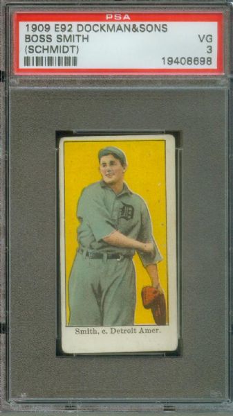 E92 Dockman Boss (Schmidt) Smith  -  PSA 3  VG