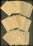 R69 Horrors of War - lower number group of 45 all different - vg+