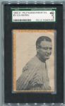 1946-47 Propagandas Montiel #57 Lou Gehrig SGC 40
