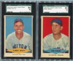 1954 Red Heart Sammy White & Bob Lemon Both SGC 84 