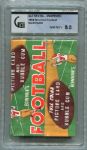 1954 Bowman Football Unopened Wax Pack GAI 8.5
