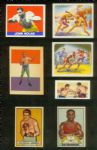 Boxing, Basketball, Football card lot. w/rare Lapchick Basketball (HOF) trade card