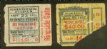 (2) Tunney vs Dempsey important boxing tickets