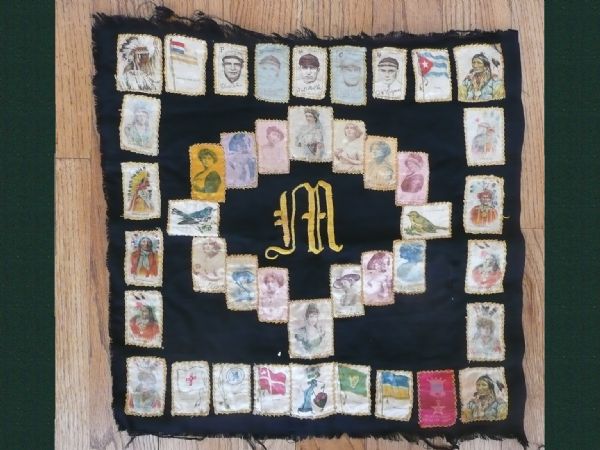 S74 Patchwork quilt- Neat Folk Art display piece