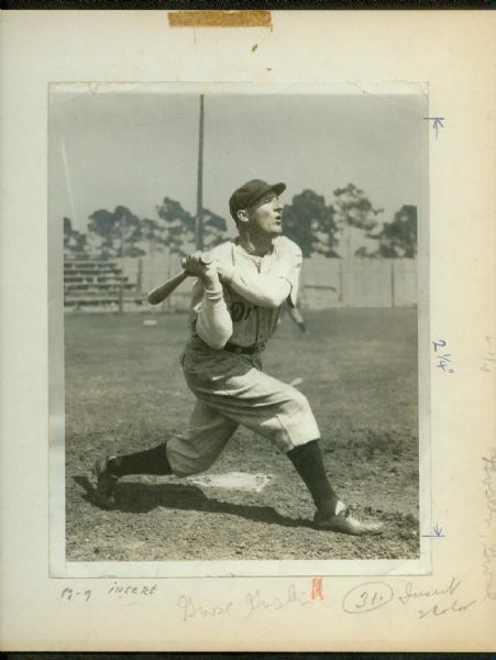 R313a Gold Medal Flour Proof photo w/Bleachers!! and card (vg-ex)  HOFer