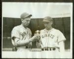 Joe Wood, G.Kelly, J.McGraw, D. Dean, C.Hubbell,B.Sunday original photos