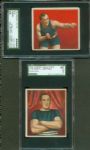 T218 Champions (Hassan) 2 cards of James Jeffries, Front View SGC60 and Side View SGC55