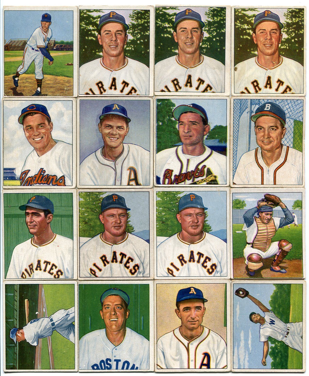 Lot Detail 1950 Bowman Baseball Lot Of 44 Cards