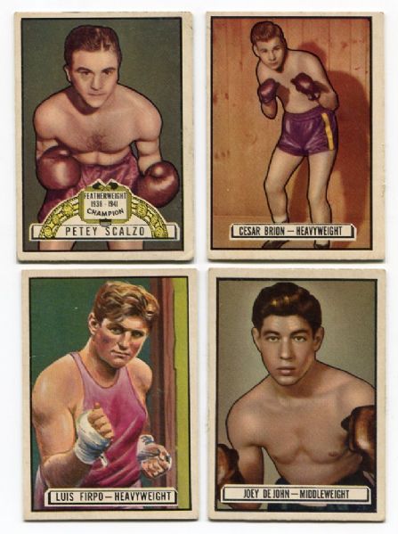 1951 Topps Ringside Lot of 4 Different