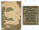 1951 Berk Ross Stan Musial & 1955 Rawlings Musial #2